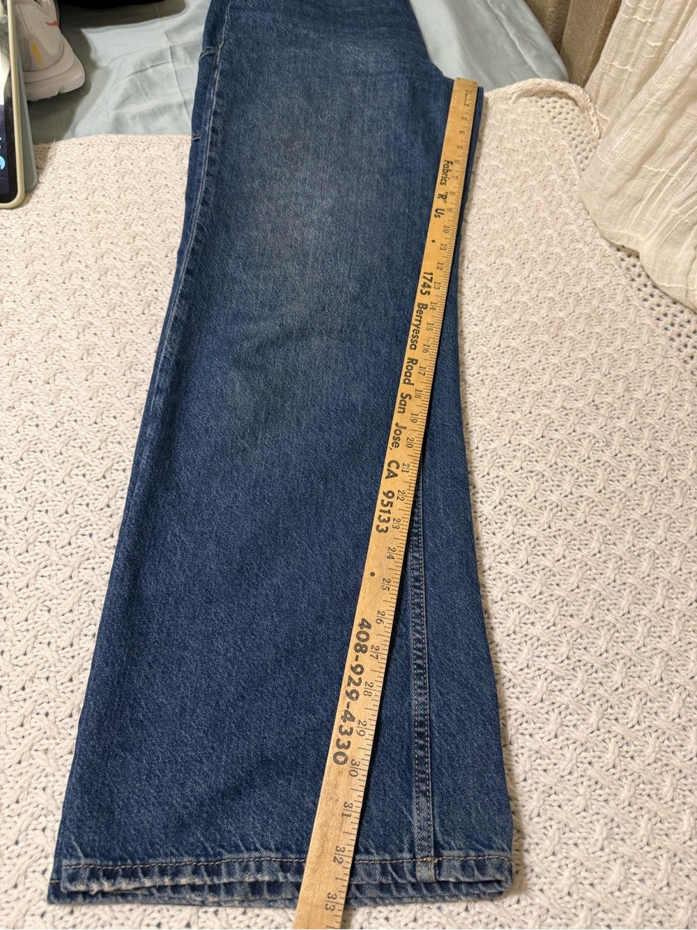 We The Free Straight-Leg Tinsley Baggy High Rise Straight Leg 30 - Picture 11 of 14
